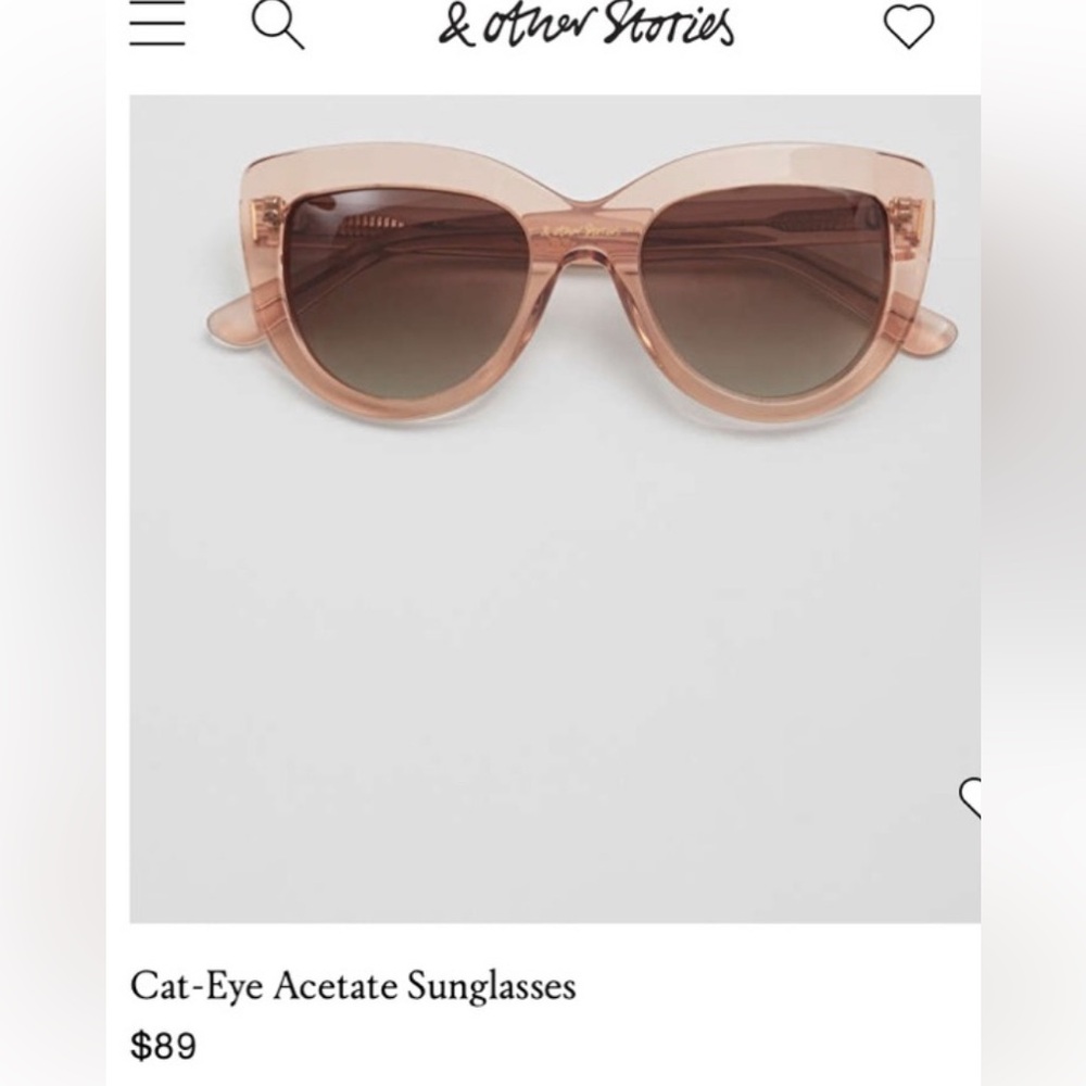 Sunglasses & other stories, stylish as you are, brave the sunshine being classy